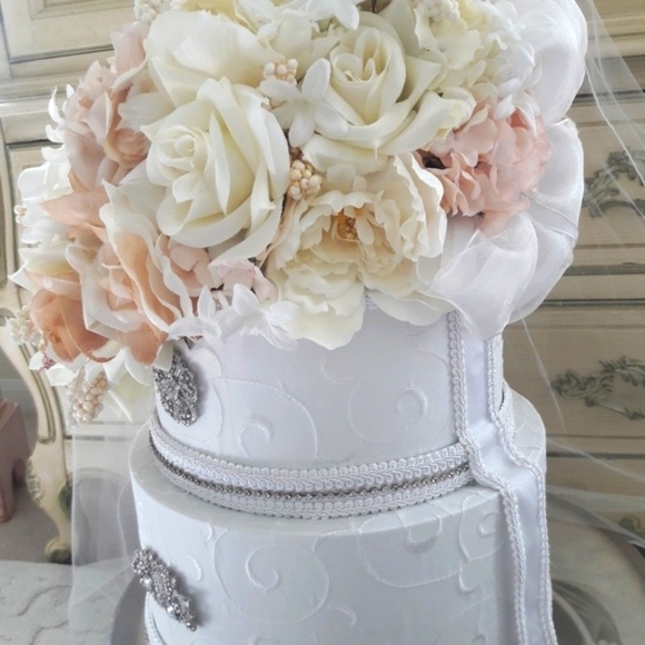 STUNNING VINTAGE INSPIRED WEDDING ENVELOPE HOLDER! - Picture 6 of 8